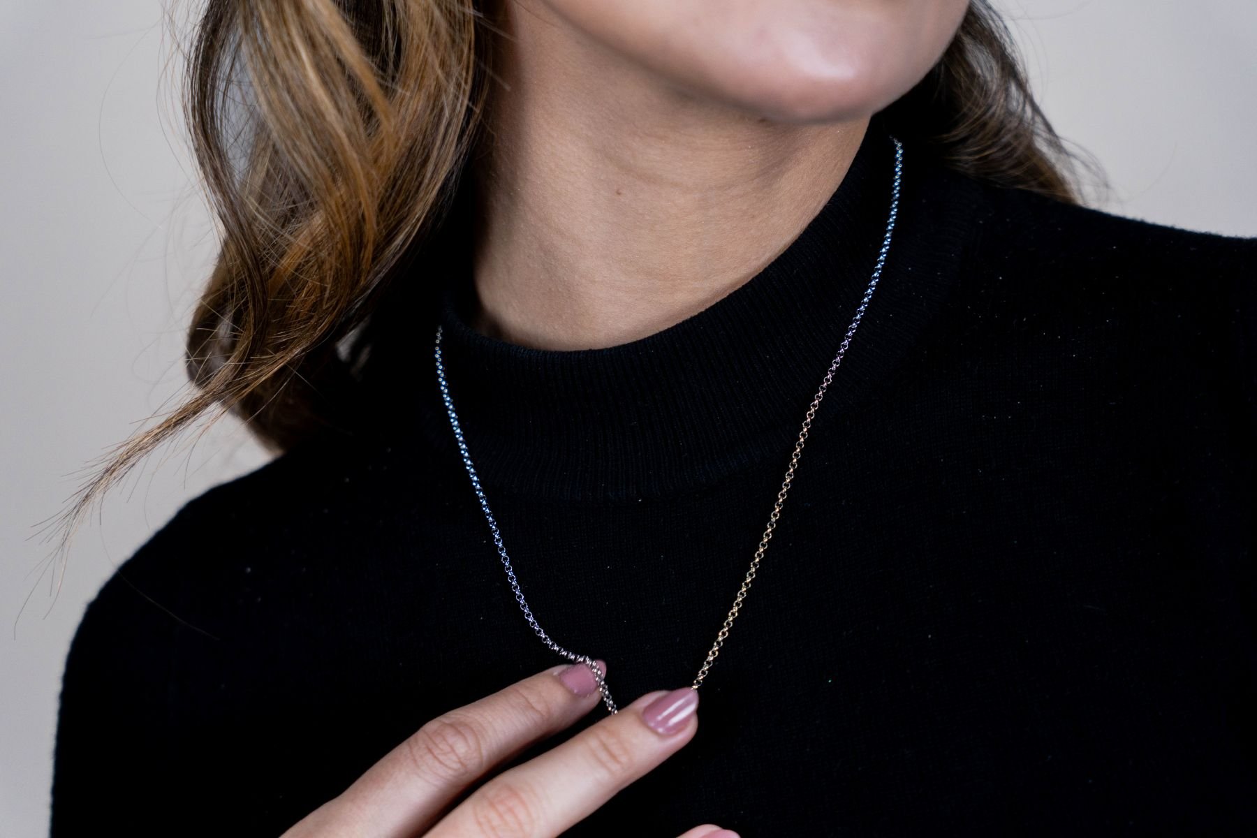 Colar Inox Elo Portuguesa 2mm 45cm