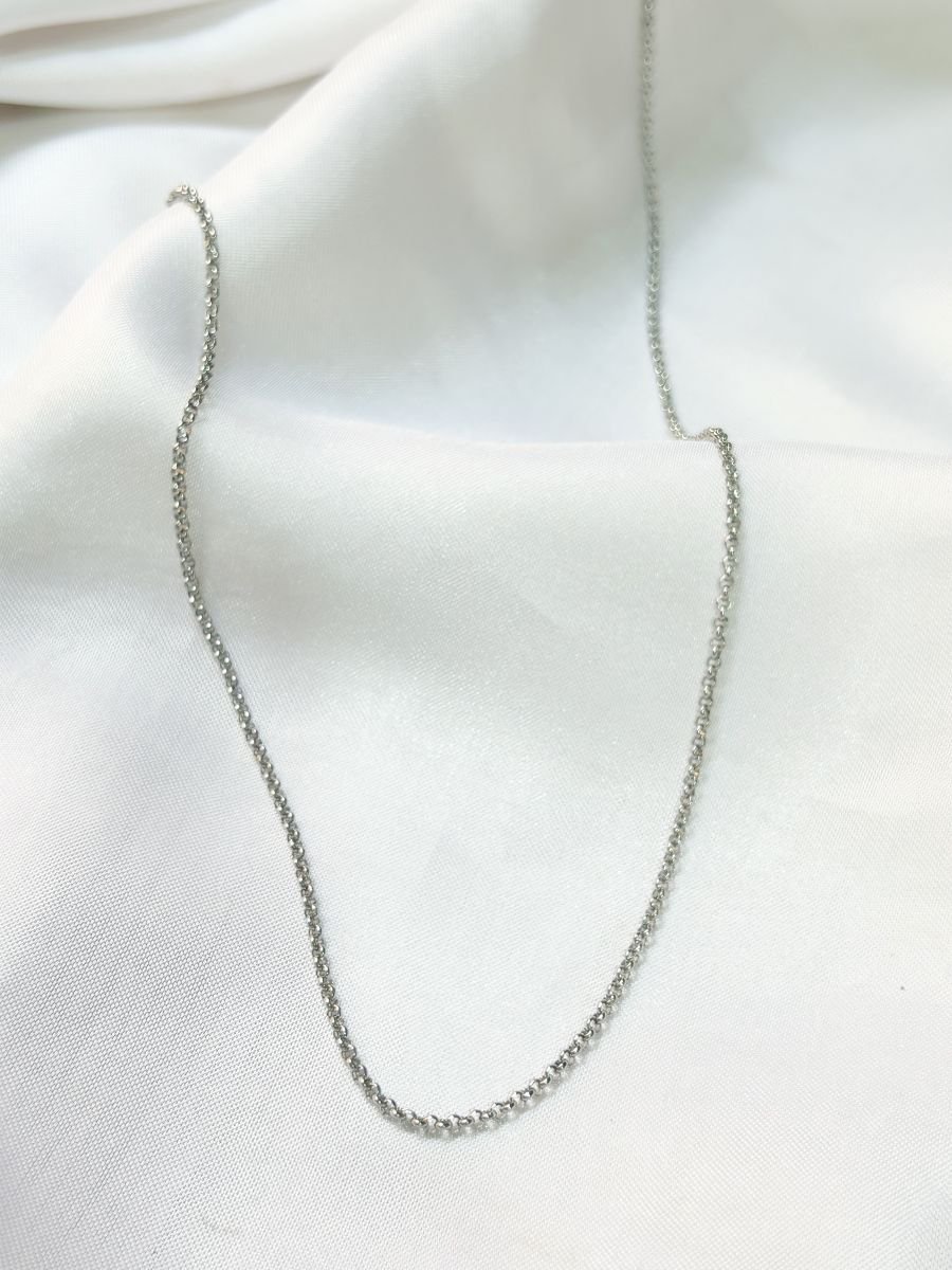 Colar Inox Elo Portuguesa 2mm 45cm