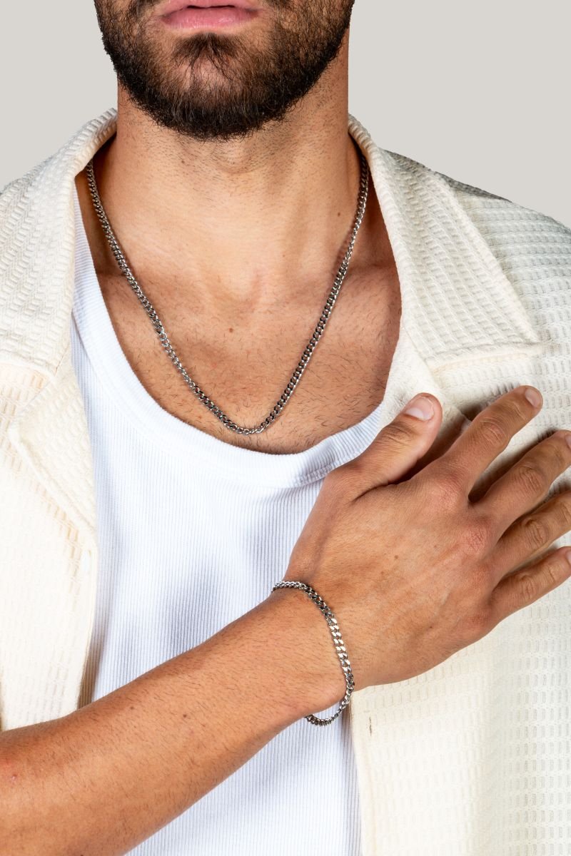 Colar Inox Grume 50cm