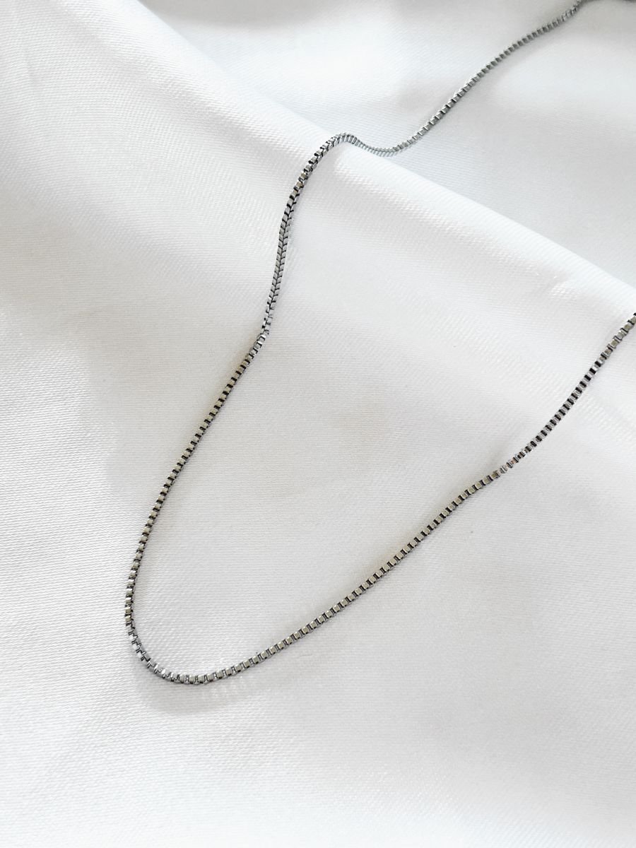 Colar Veneziana Inox 45cm