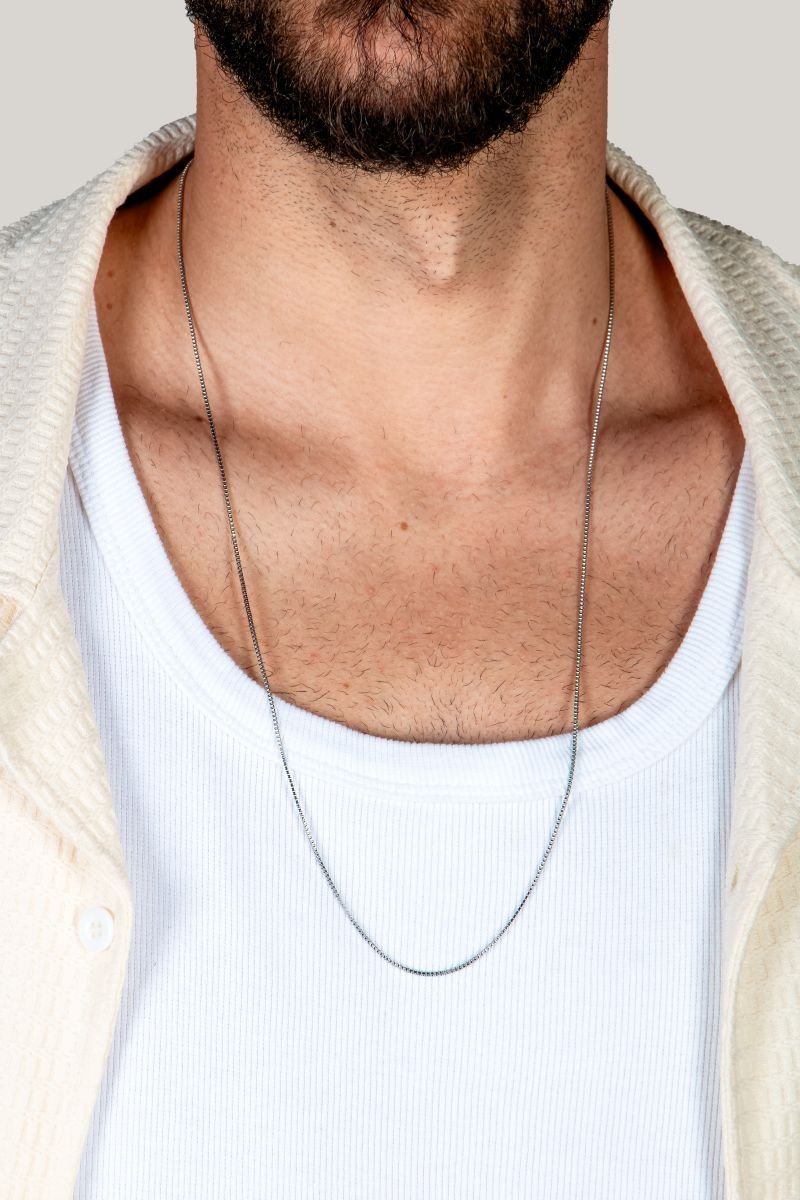 Colar Veneziana Inox 70cm