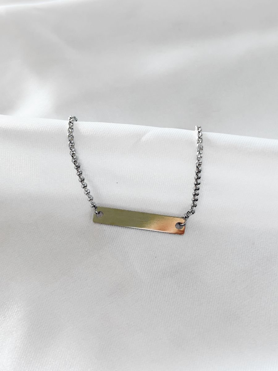 Pulseira Inox Chapa Retangular
