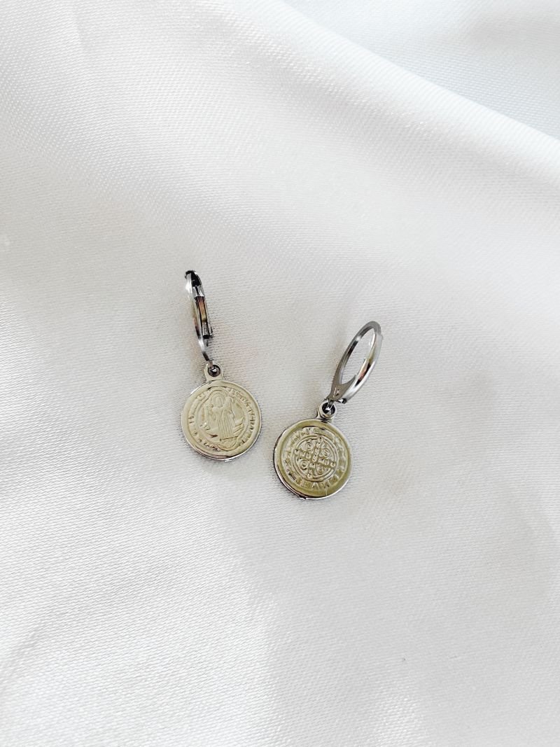 Brinco Tranqueta Inox 'são Bento'