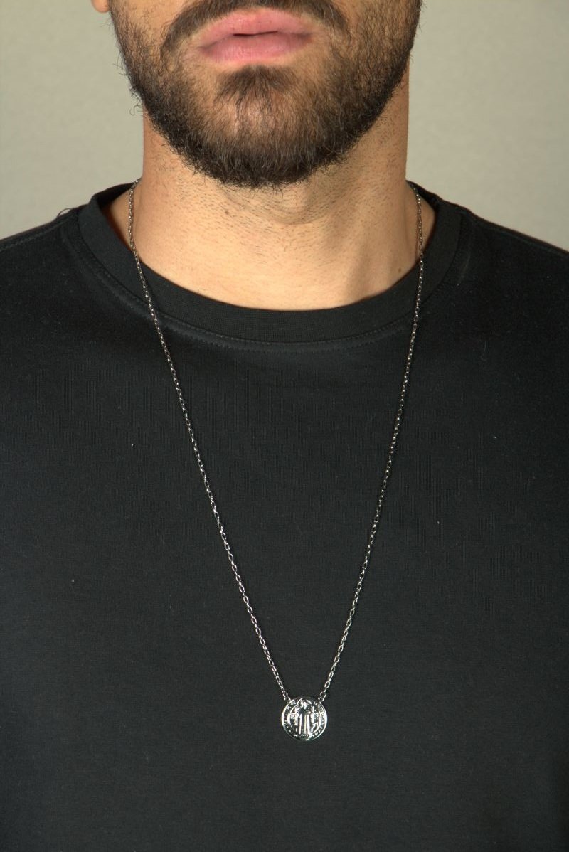 Escapulário Inox 'são Bento'