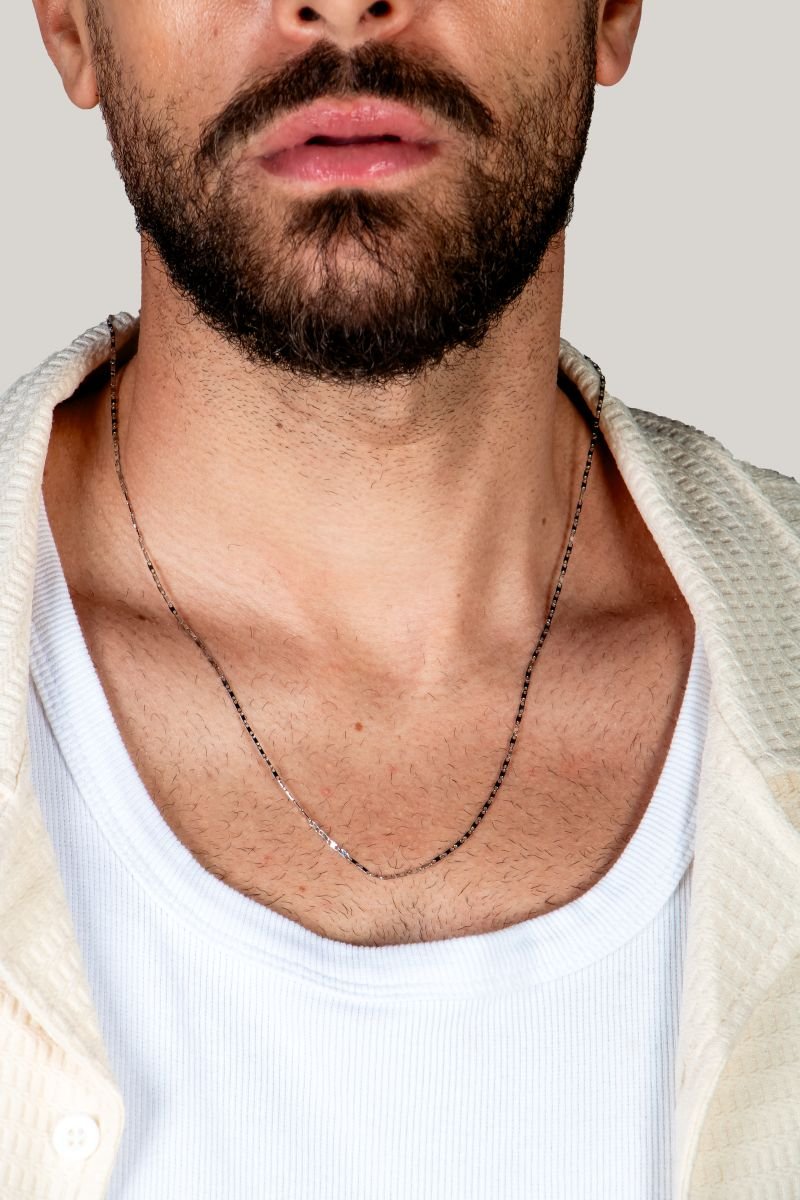 Colar Inox Masculino Piastrine