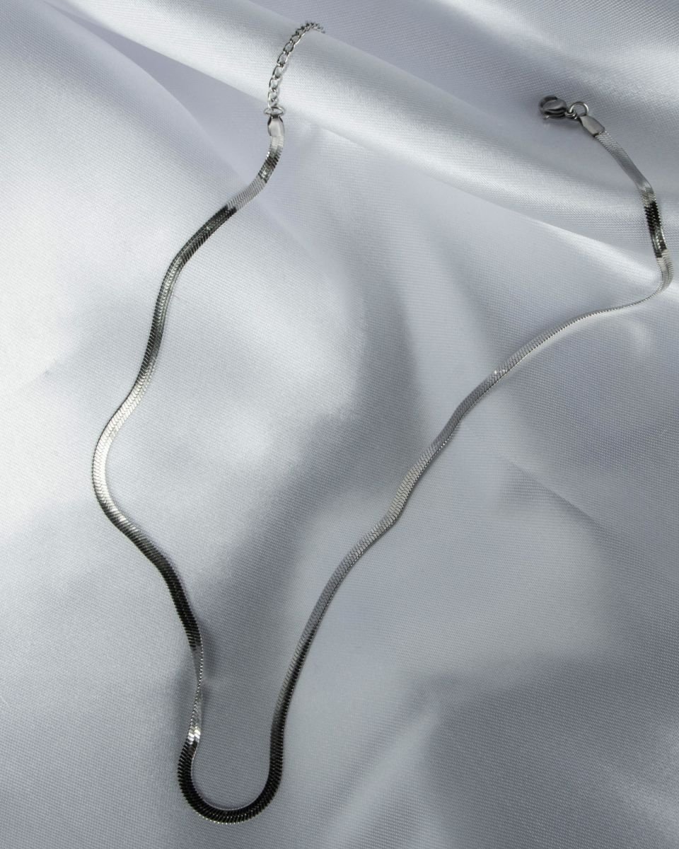 Colar Inox 'fita Laminada' 3,2mm