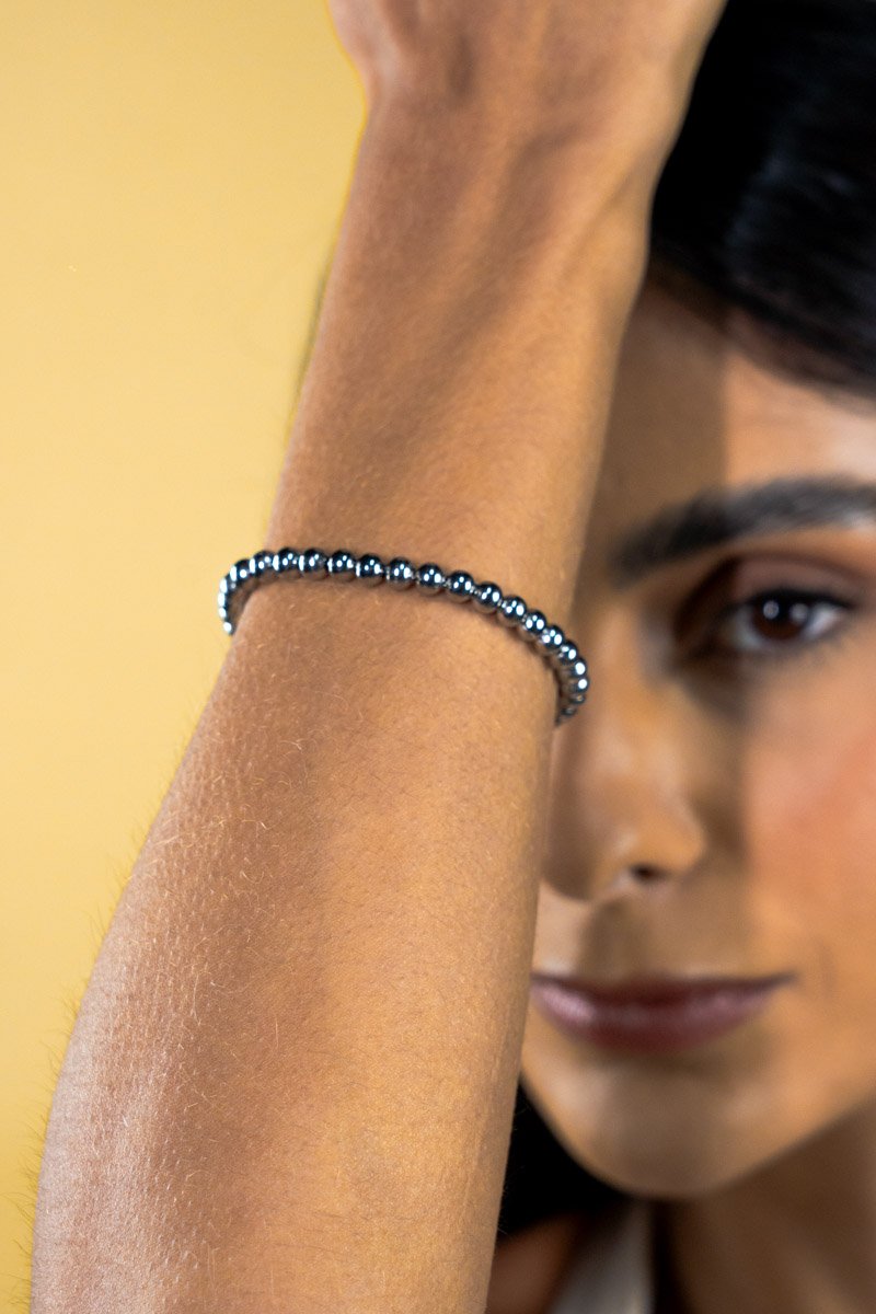 Pulseira Inox Bolas Lisas 5mm